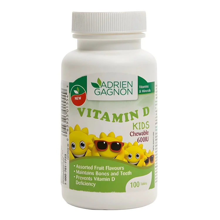 ADRIEN GAGNON VITAMIN D KIDS CHEWABLE 100 TAB